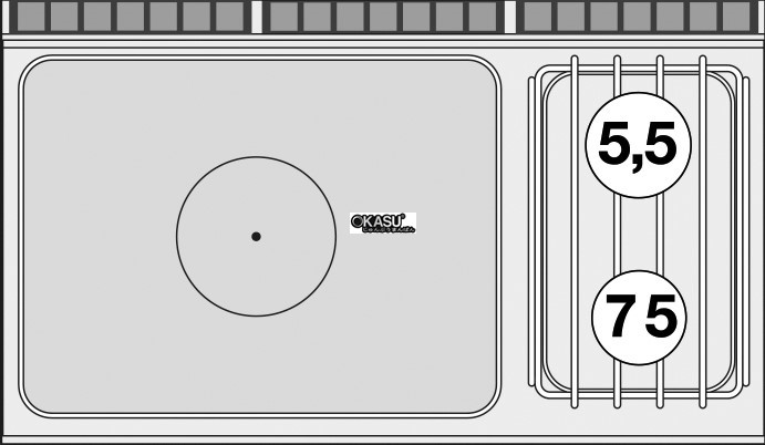 bep au dung gas lotus tp2t-712gp hinh 0