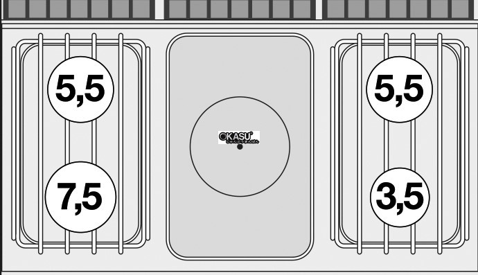 bep au dung gas lotus tp4t-712gp hinh 0