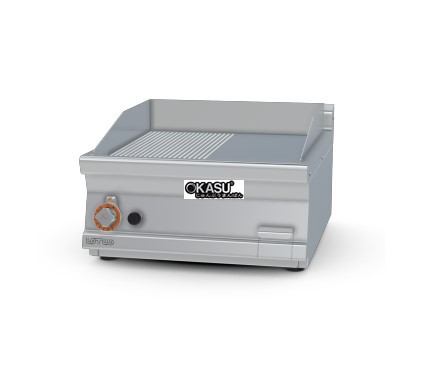 bep ran gas 1/2 ranh + 1/2 mat nuong ma crom min superchrome lotus ftlrt-76gs hinh 1