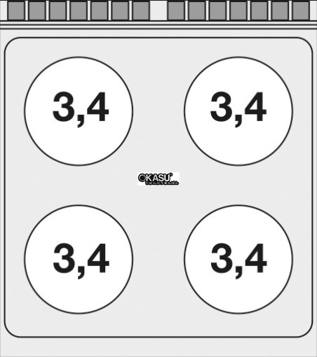 bep au 4 dau dot kem lo nuong dien lotus cfc4-98et hinh 1