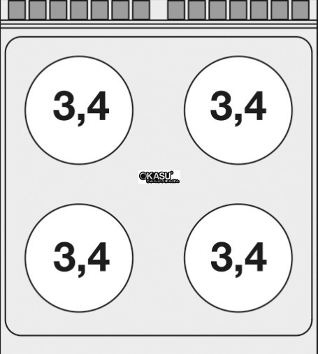 bep au 4 dau dot kem lo nuong dien lotus cfvc4-98et hinh 1