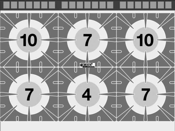 bep gas 6 dau dot kem lo nuong dien lotus cf6-912gev hinh 1