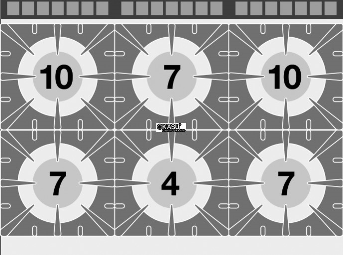 bep gas 6 dau dot kem lo nuong dien lotus cfv6-912gev hinh 1