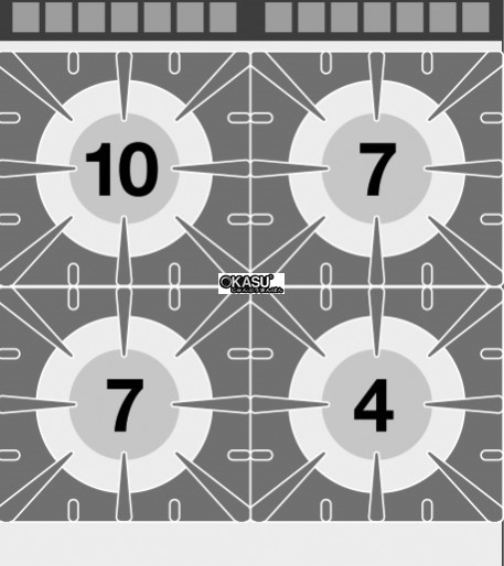 bep au 4 dau dot tren tu dung gas lotus pc-98g hinh 1