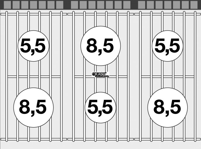 bep gas 6 dau dot tren tu mo lotus pca-912g hinh 1