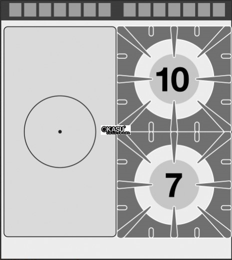 bep gas kem lo nuong dien lotus tpf2-98ge hinh 1