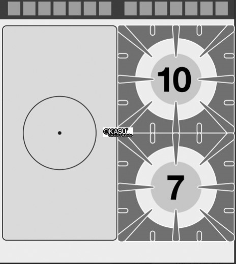 bep gas kem lo nuong dien lotus tpfv2-98ge hinh 1