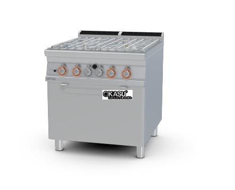 bep gas 4 dau dot kem lo nuong gas lotus cfa4-98g hinh 0