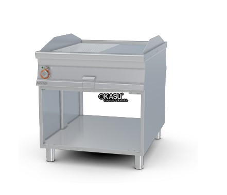 bep chien dien 1/2 ranh + 1/2 mat nuong ma crom min superchrome tren tu mo lotus ftlr-118ets hinh 0