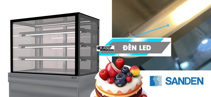 tu trung bay banh sanden skr 1203 1m2 hinh 1