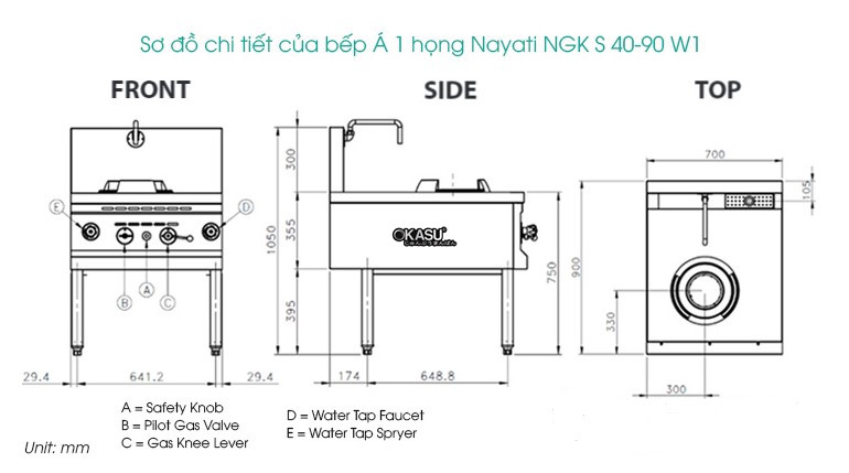 bep a 1 hong nayati ngk s 40-90 w1 hinh 1