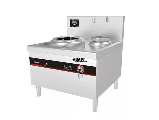 bep dien tu lom don co chan + bon nuoc lt-x400-e112y hinh 0