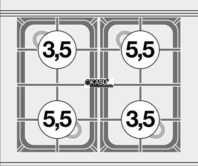 bep au 4 dau dot dung gas va lo nuong gas lotus cf4-68g hinh 0