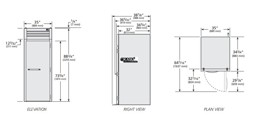 tu lanh cua xoay ran roll-in true stg1rri89-1s hinh 0