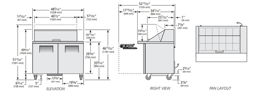 ban sandwich/salad cua dac mega-top true tssu-48-18m-b-hc hinh 0
