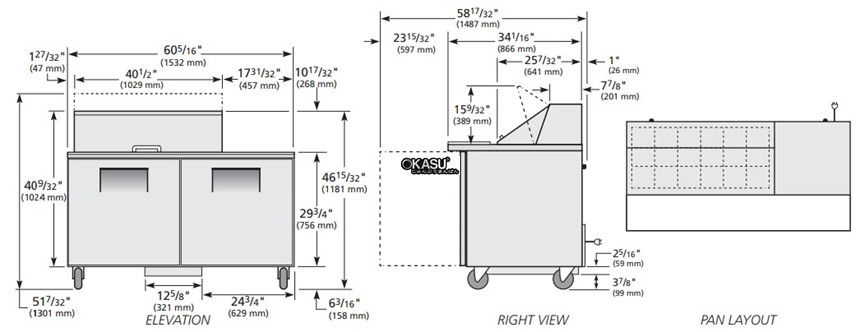 ban sandwich/salad cua dac mega-top true tssu-60-18m-b-hc hinh 0