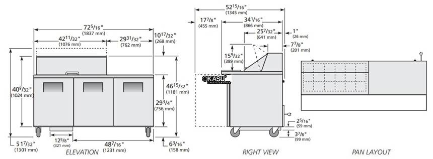 ban sandwich/salad cua dac mega-top true tssu-72-18m-b-hc hinh 0
