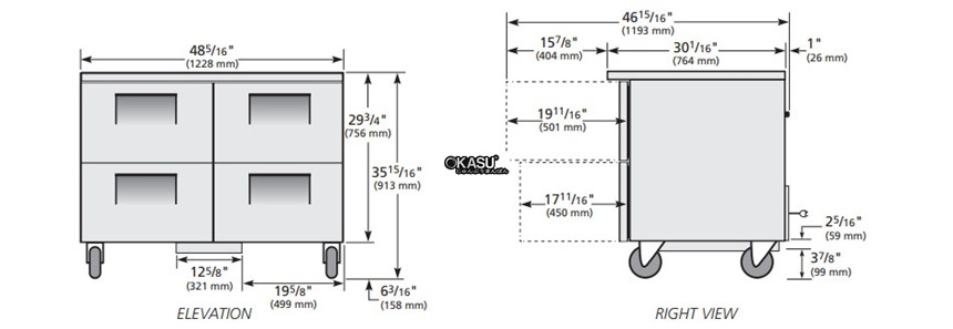 ban mat 4 ngan keo true tuc-48d-4-hc hinh 0