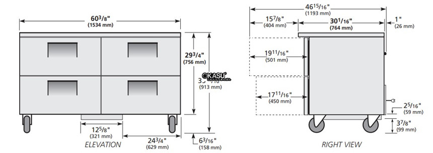 ban mat 4 ngan keo true tuc-60d-4-hc hinh 0