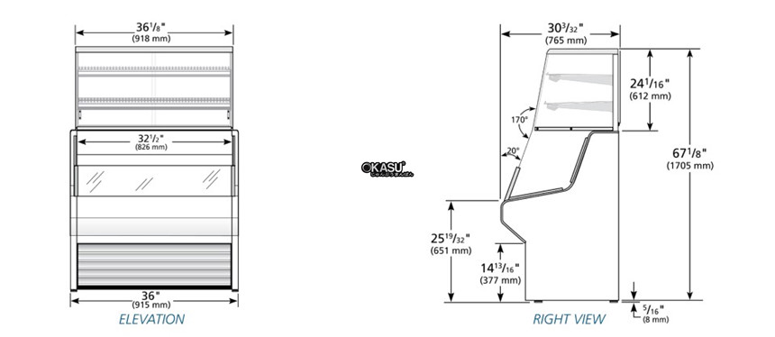 tu trung bay hang lanh "hang kho" co den led true thac-36dg-hc-ld hinh 0