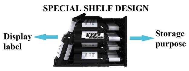 tu giu lanh ruou vang 1 canh kinh sanden svn-0255 hinh 0