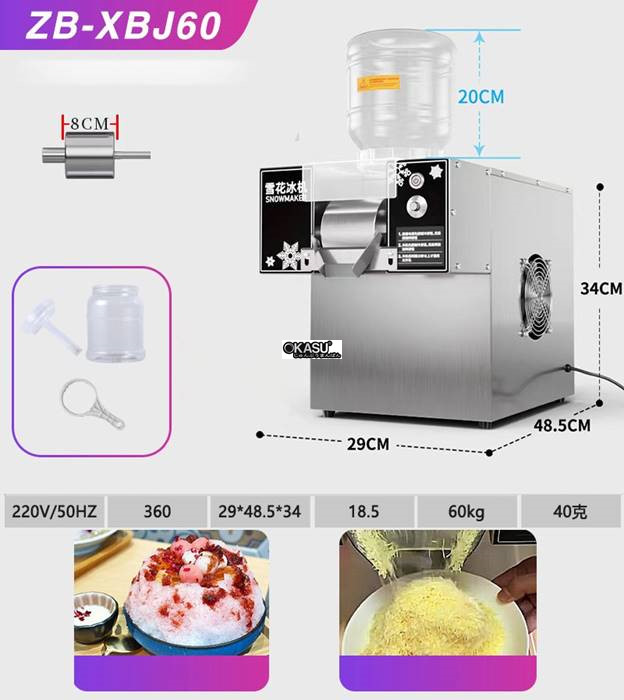may lam kem bingsu zb-xbj60 hinh 0