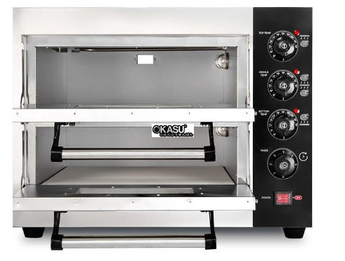 lo nuong pizza 2 tang dung dien hongling pzd-4040-02 hinh 1