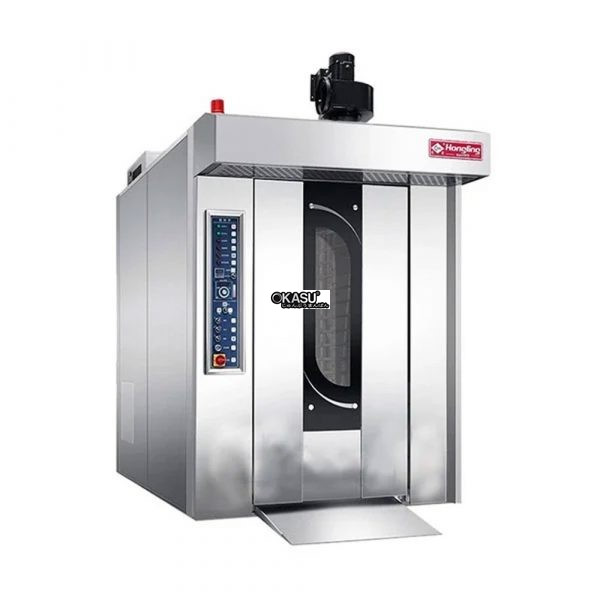 lo nuong banh hongling xoay dung dien 32 khay hongling hx-32d-01 hinh 0