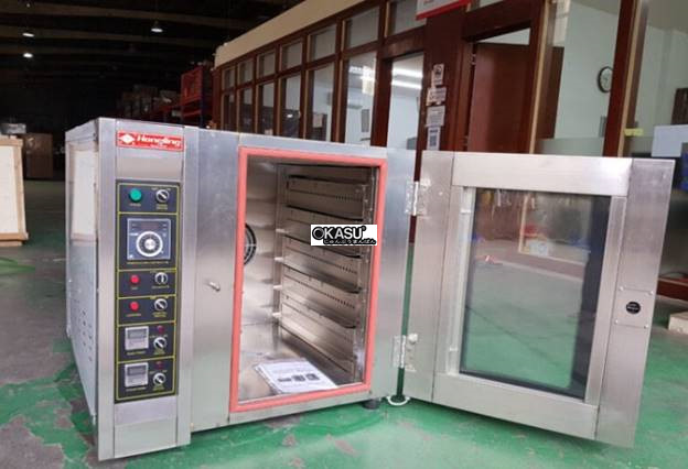 lo nuong doi luu 5 khay dung gas hongling rx-5q hinh 1