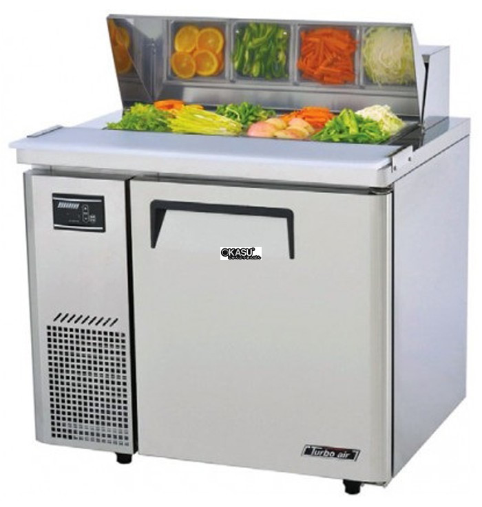 ban salad 1 canh inox turbo air khr9-1 hinh 0