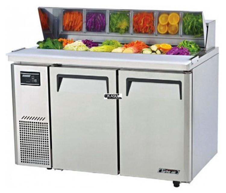 ban salad 2 canh turbo air khr15-2 1m5 hinh 0