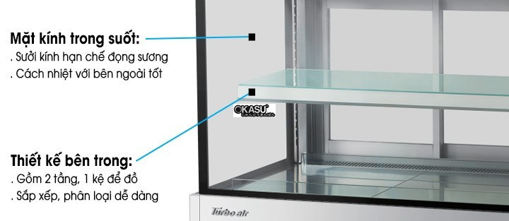 tu trung bay kinh vuong turbo air tbp1200-1 hinh 0