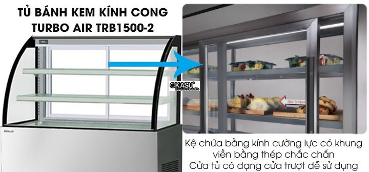 tu trung bay banh kinh cong turbo air tbr1500-2 hinh 0