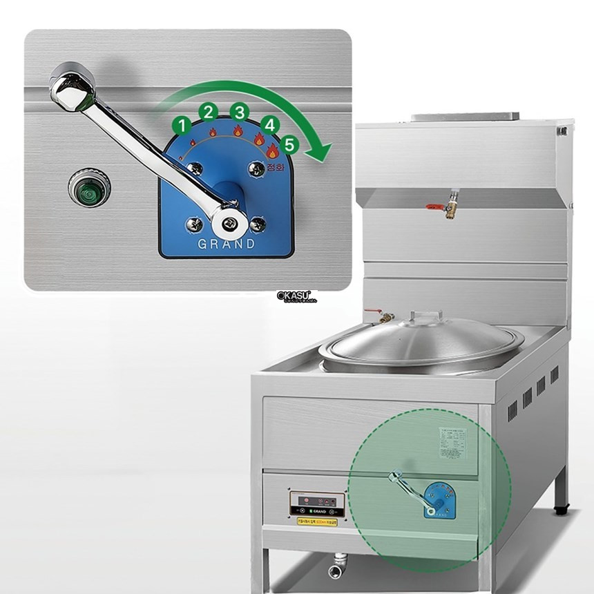 bep au 1 hong dung gas kem noi grand woosung gws-n800p hinh 0