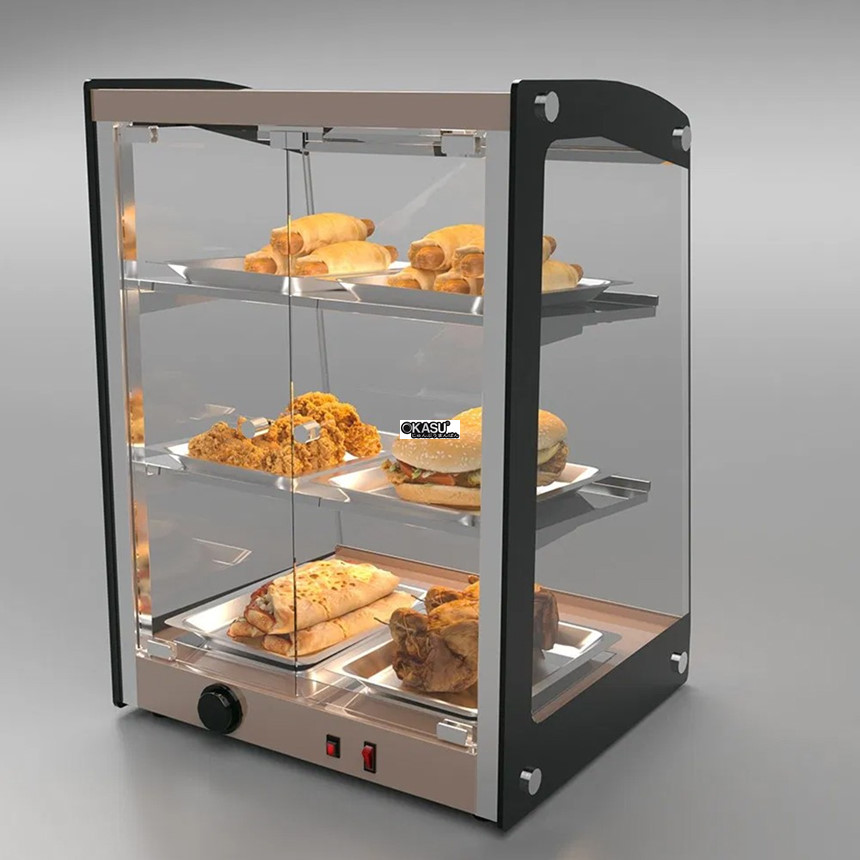 tu trung bay giu nong thuc an h&c fcs-6p-1 hinh 3