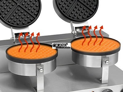 may nuong banh waffle doi primo hinh 1