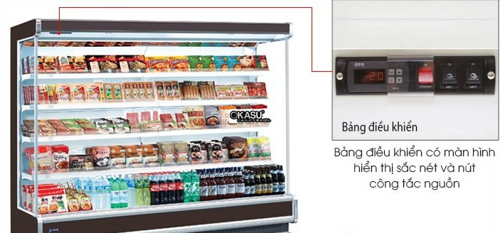 tu mat trung bay nhieu ngan dang mo opo smc5d2 hinh 1