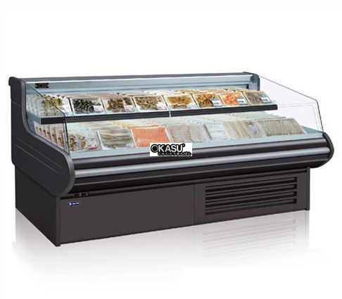 tu trung bay thuc pham 2 tang opo smx1m2 hinh 0