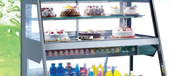 tu mat trung bay nuoc uong, banh kem opo cak-cp hinh 1