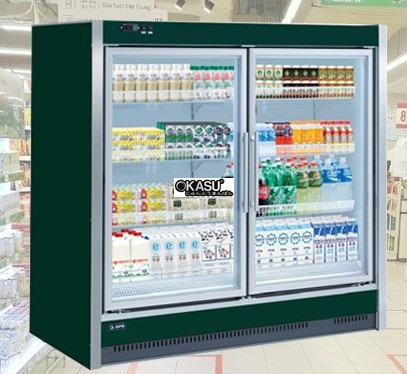 tu mat reach-in trung bay thuc uong opo smr4d2 hinh 0