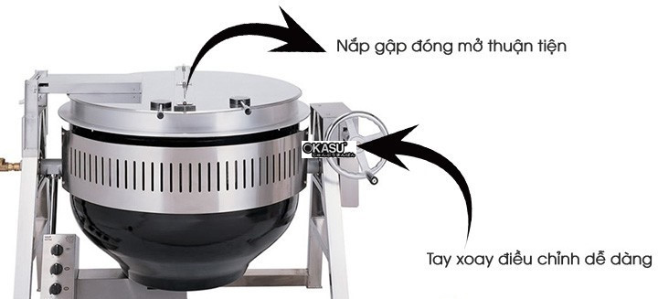 noi nau sup tay quay rinnai rsk-500 dung gas hinh 1