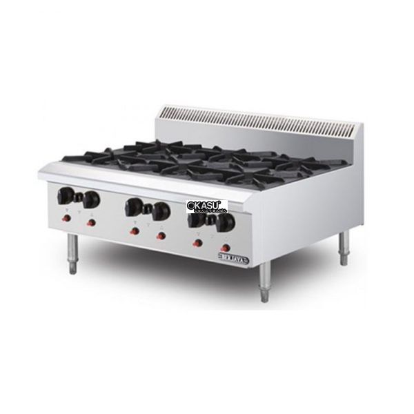 bep au 6 hong dung gas berjaya ob6-17 hinh 0