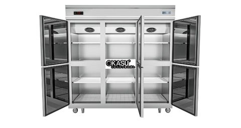 tu mat dung 6 canh inox okiwi mdq.6i1750 - 1750l hinh 0