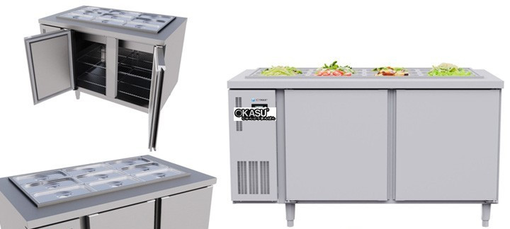 ban mat salad 2 canh inox icymax isr-2s127 1m2 hinh 0