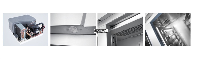 tu mat 2 canh inox coolmes dc1.2l2 hinh 1