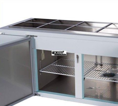 ban mat salad 3 canh kistem kis-xdb18r 1m8 hinh 0