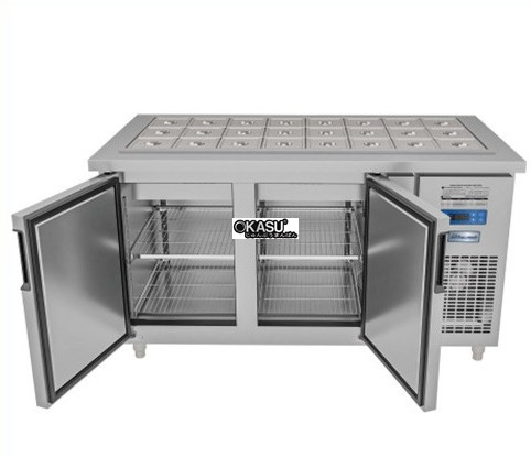 ban mat salad quat gio 2 canh inox bsq-2mi1575 1m5 hinh 0