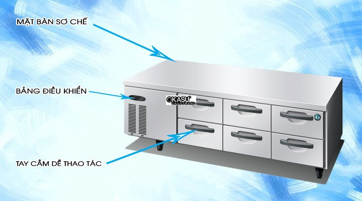 ban mat 6 ngan keo hoshizaki rtl-188ma-sd hinh 1