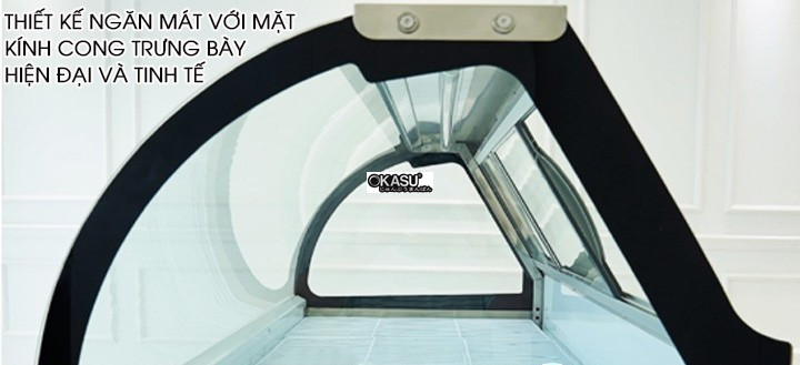 tu trung bay thit tren mat duoi dong snow village sc-1.6 2t - 1m6 hinh 1