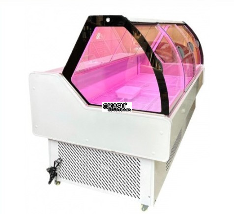 tu mat trung bay thit snow village coil sc-2.0 - 2m hinh 1